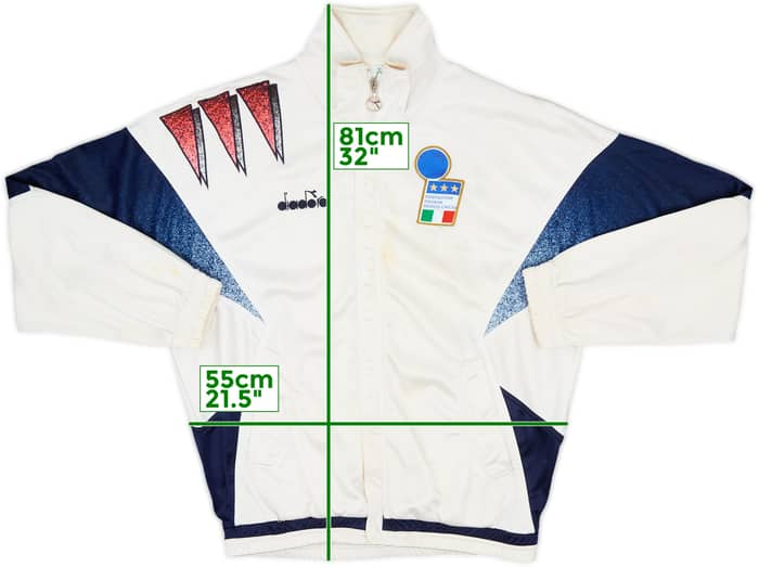 1992 Italy Diadora Track Jacket - 4/10 - (L)