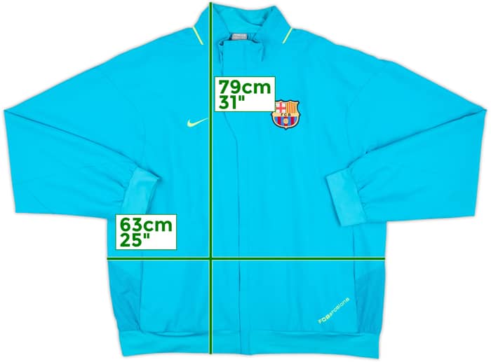 2007-08 Barcelona Nike Track Jacket - 8/10 - (XXL)