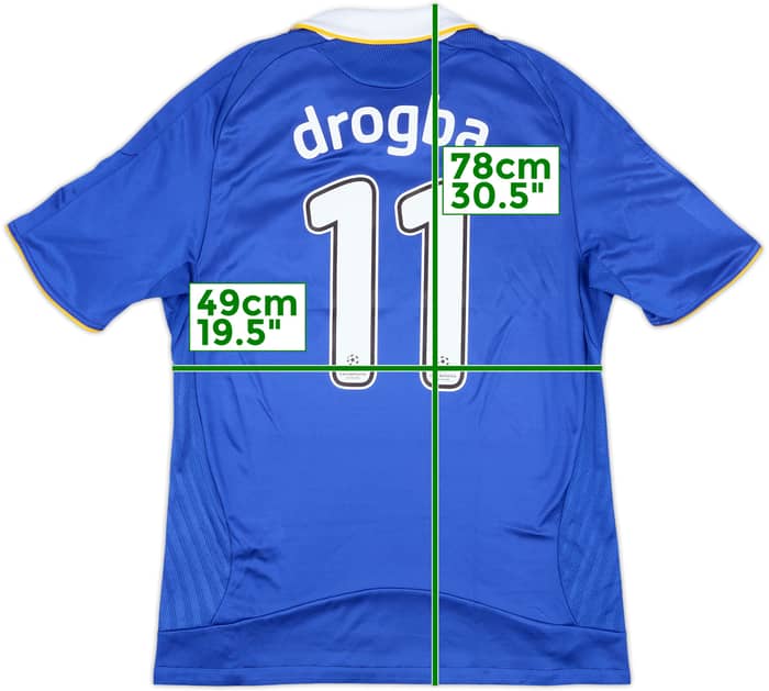 2008-09 Chelsea Home Shirt Drogba #11 - 10/10 - (M)