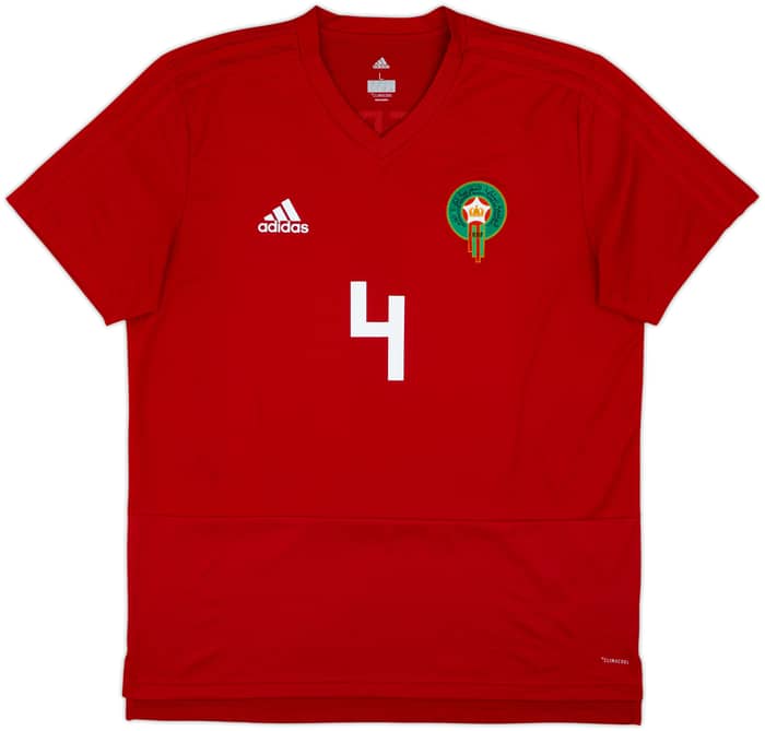 2018-19 Morocco adidas Training Shirt Da Costa #4 - 9/10 - (L)