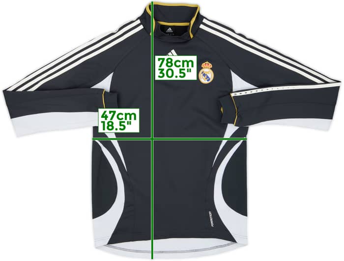 2006-07 Real Madrid adidas Formotion Drill Top - 8/10 - (S)