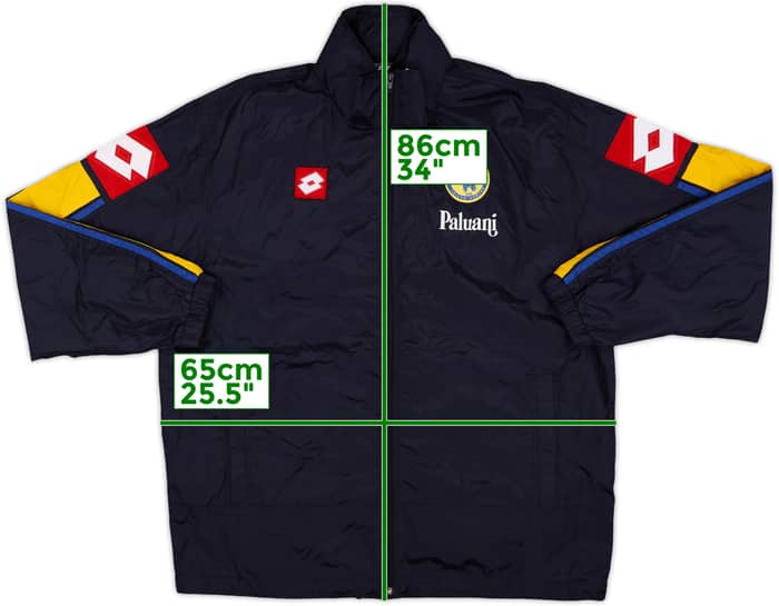 2003-04 Chievo Verona Lotto Hooded Rain Jacket - 7/10 - (XL)