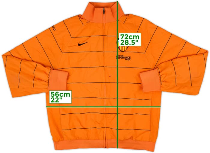2008-09 Valencia Nike Track Jacket - 5/10 - (L)