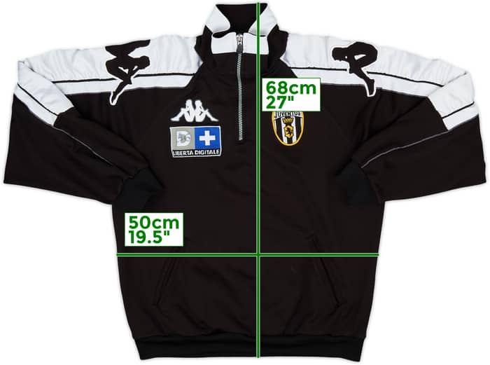 1998-99 Juventus Kappa 1/4 Zip Drill Top - 8/10 - (M)