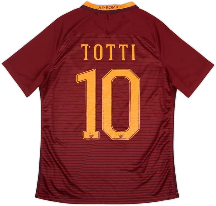 2016-17 Roma Camiseta Local Totti #10 - 6/10 - (S)