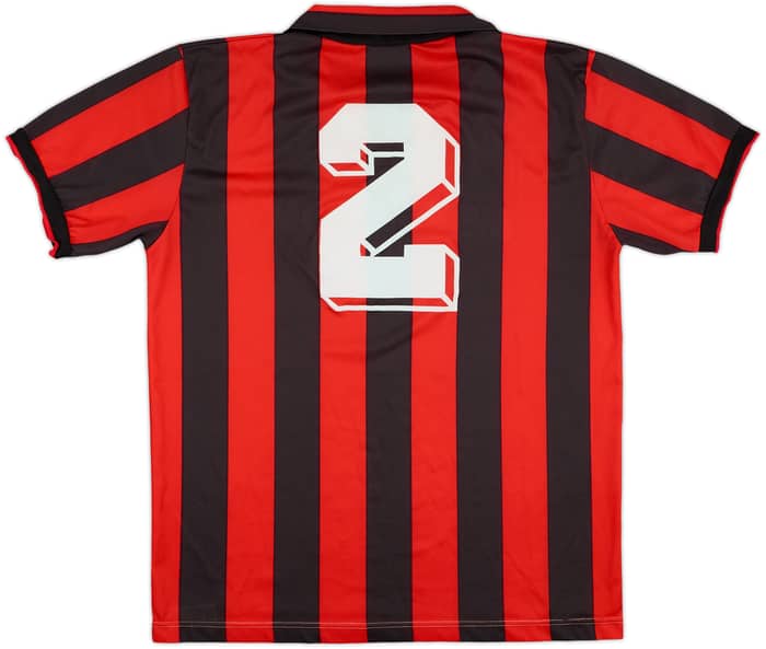 1990-91 AC Milan Home Shirt #2 - 8/10 - (L)
