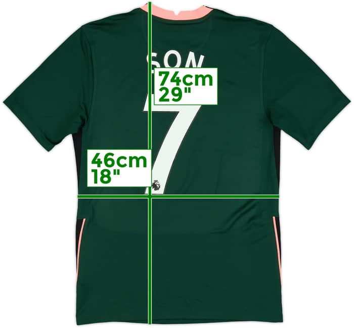 2020-21 Tottenham Away Shirt Son #7 - 8/10 - (S)