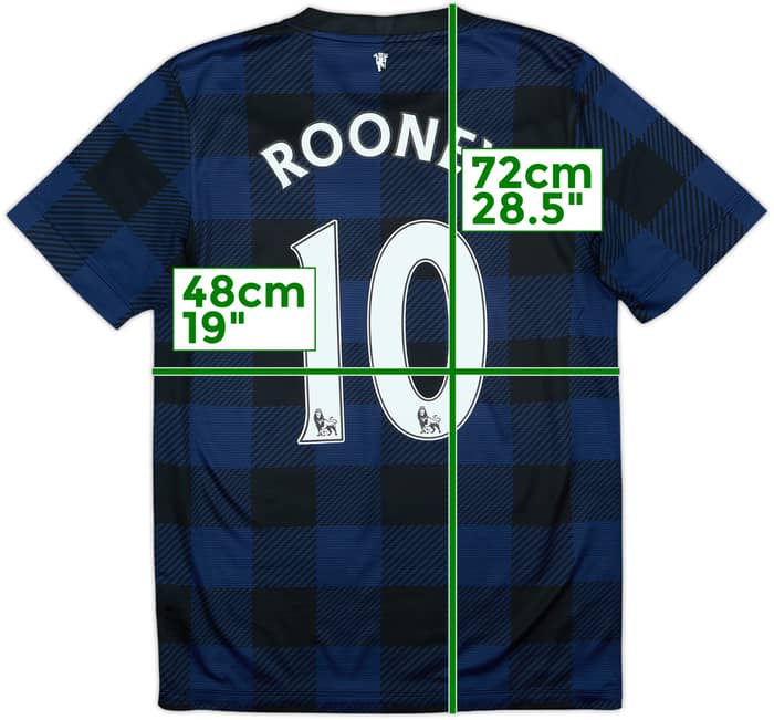 2013-14 Manchester United Away Shirt Rooney #10 - 4/10 - (S)