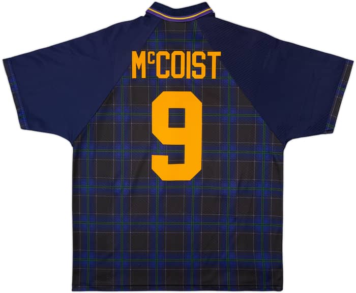 1994-96 Scotland Home Shirt McCoist #9 - 8/10 - (XXL)