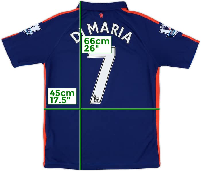2014-15 Manchester United Third Shirt Di Maria #7 - 8/10 - (XL.Boys)