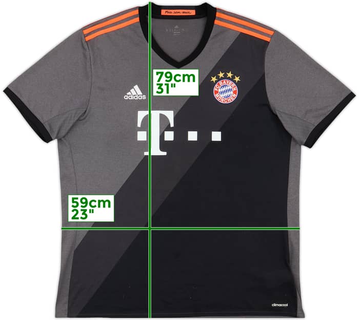 2016-17 Bayern Munich Away Shirt - 4/10 - (XL)