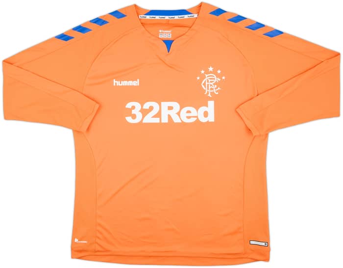 2018-19 Rangers Third L/S Shirt - 7/10 - (3XL)