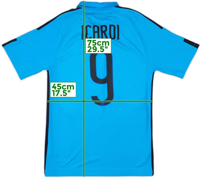 2014-15 Inter Milan Third Shirt Icardi #9 - 10/10 - (S)