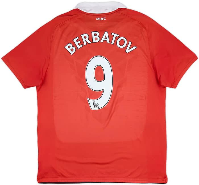 2010-11 Manchester United Home Shirt Berbatov #9 - 5/10 - (L)