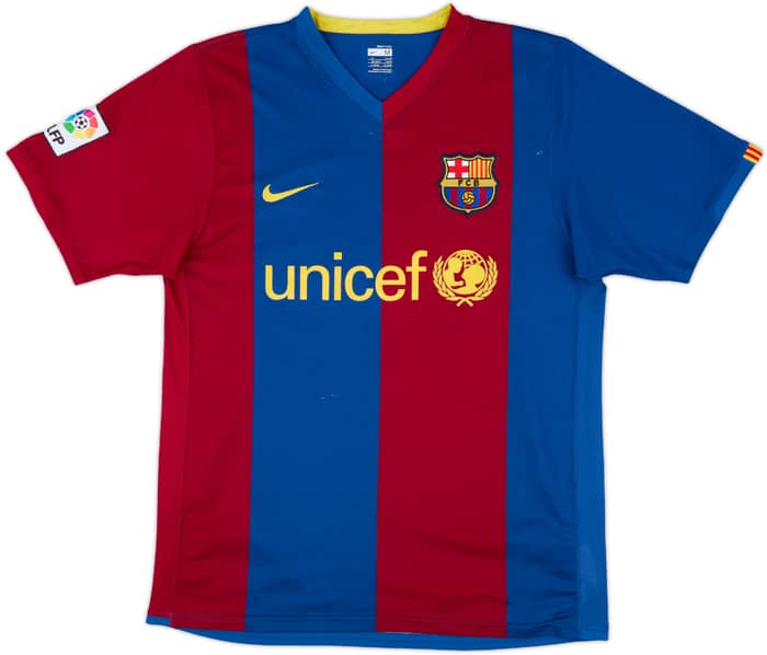 2006-07 Barcelona Home Shirt Ronaldinho #10 - 6/10 - (M)