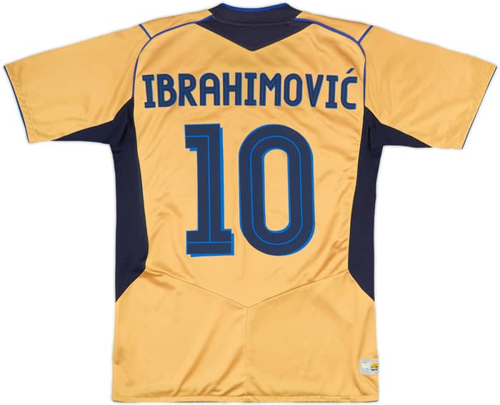 2004-05 Sweden Anniversary Third Shirt Ibrahimovic #10 - 8/10 - (M)