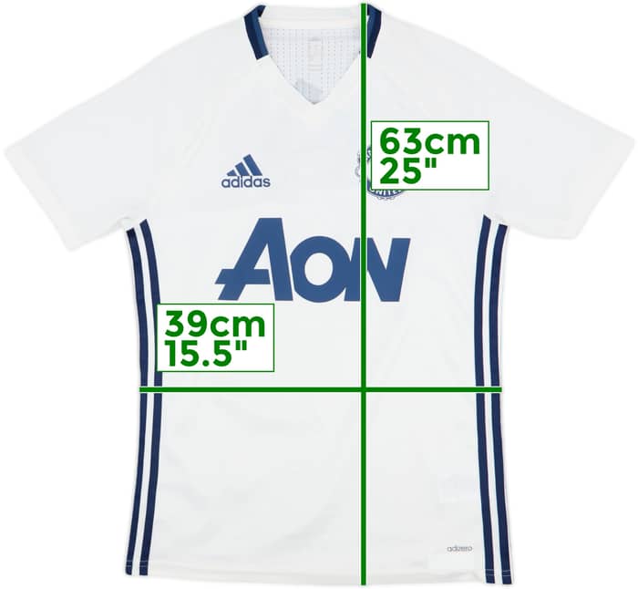 2016-17 Manchester United adizero Training Shirt - 7/10 - (S)