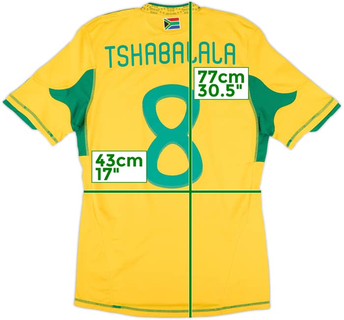 2009-11 South Africa Home Shirt Tshabalala #8 - 10/10 - (S)