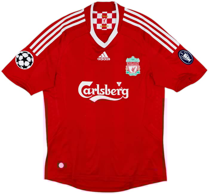 2008-10 Liverpool Home Shirt Gerrard #8 - 6/10 - (M)