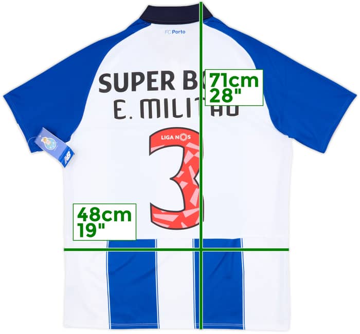 2018-19 FC Porto Home Shirt E.Militao #3 (S)