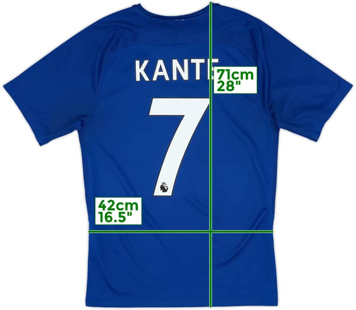 2017-18 Chelsea Home Shirt Kante #7 - 6/10 - (S)