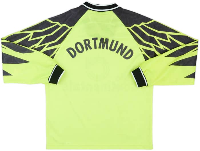 1994-95 Borussia Dortmund Home L/S Shirt - 7/10 - (L.Boys)