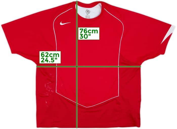 2004-06 Turkey Basic Home Shirt - 6/10 - (XXL)