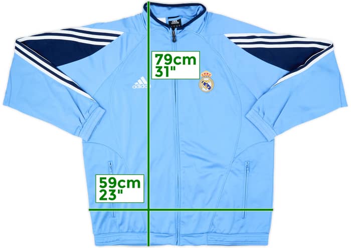 2005-06 Real Madrid adidas Track Jacket - 8/10 - (M/L)