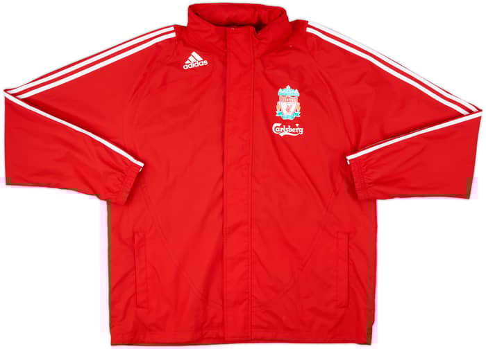 2008-09 Liverpool adidas Hooded Rain Jacket - 8/10 - (L/XL)