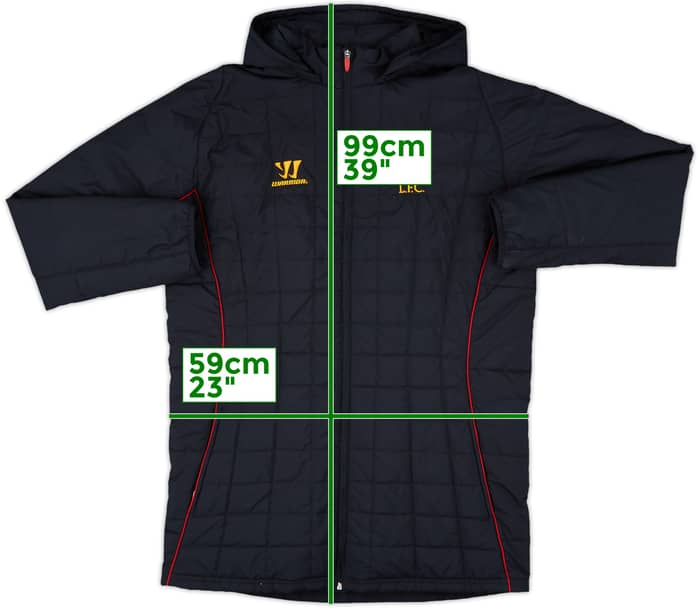 2012-13 Liverpool Warrior Padded Bench Coat - 6/10 - (L)