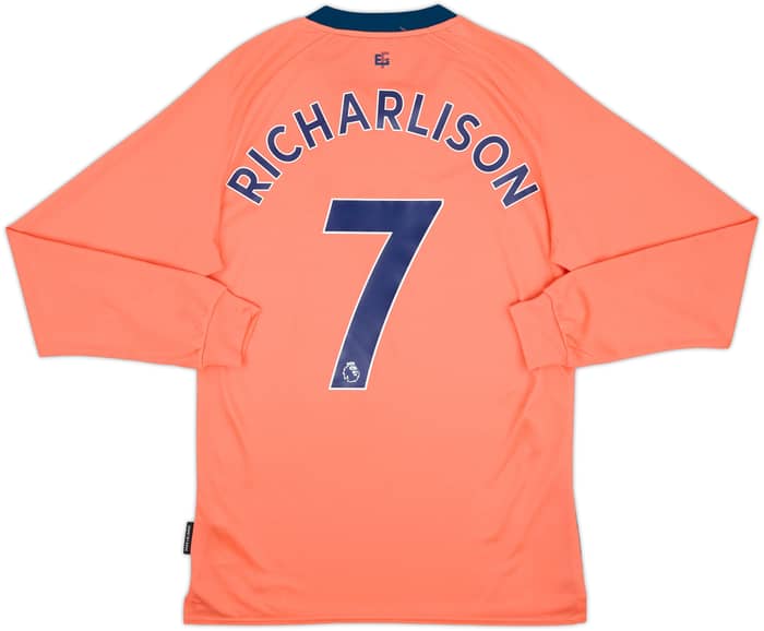 2019-20 Everton Away L/S Shirt Richarlison #7 - 8/10 - (S)
