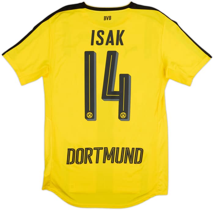 2016-17 Borussia Dortmund Home Shirt Isak #14 - 8/10 - (S)