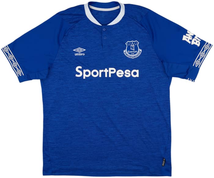 2018-19 Everton Home Shirt Baines #3 - 9/10 - (L)