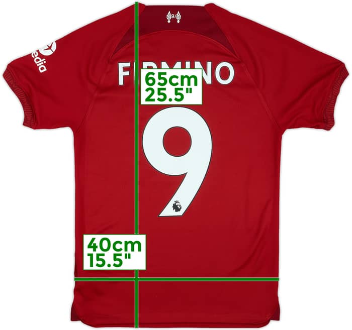2022-23 Liverpool Home Shirt Firmino #9 - 8/10 - (XS)