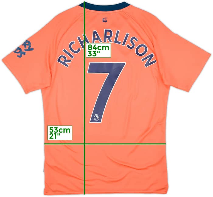 2019-20 Everton Away Shirt Richarlison #7 - 9/10 - (S)
