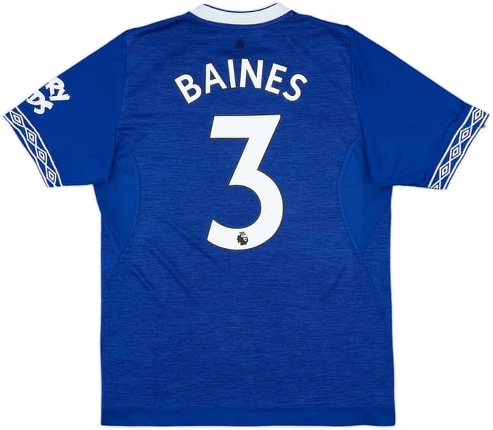 2018-19 Everton Home Shirt Baines #3 - 8/10 - (M)