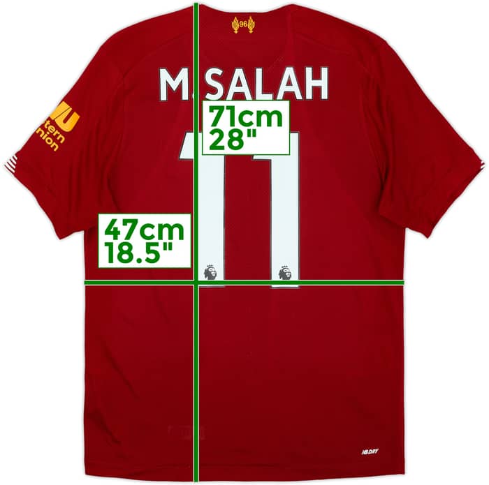 2019-20 Liverpool Home Shirt M.Salah #11 - 8/10 - (S)