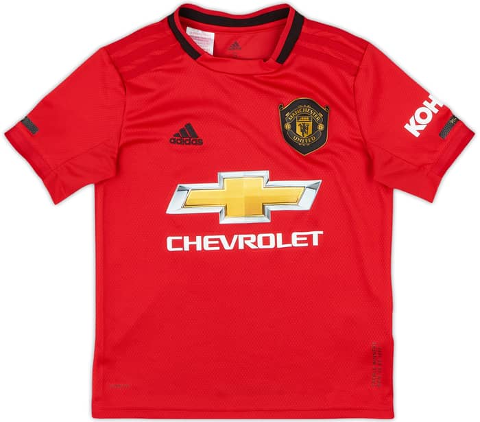 2019-20 Manchester United Home Shirt B.Fernandes #18 - 9/10 - (S.Boys)