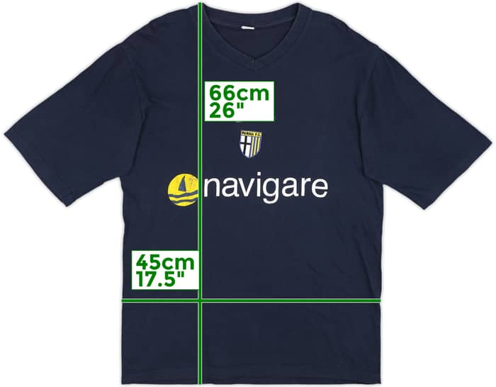 2007-08 Parma Errea Cotton Tee - 6/10 - (M)