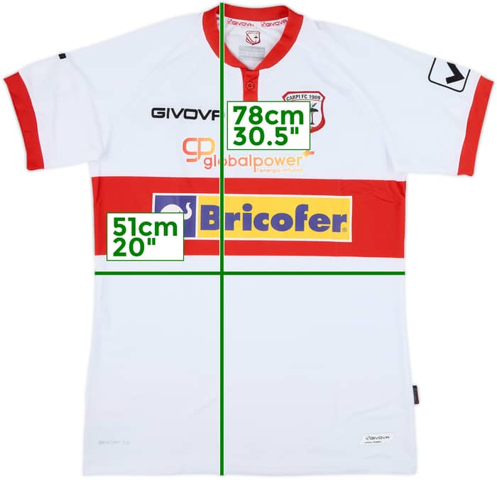 2020-21 Carpi Home Shirt - 9/10 - (L)
