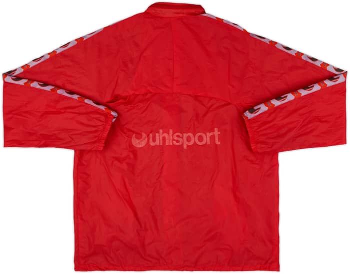 1992-93 Cremonese Uhlsport Hooded Rain Jacket - 6/10 - (L)