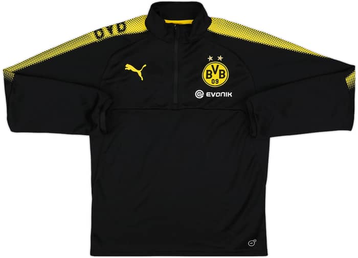 2016-17 Borussia Dortmund Puma 1/4 Zip Drill Top - 8/10 - (XL.Boys)