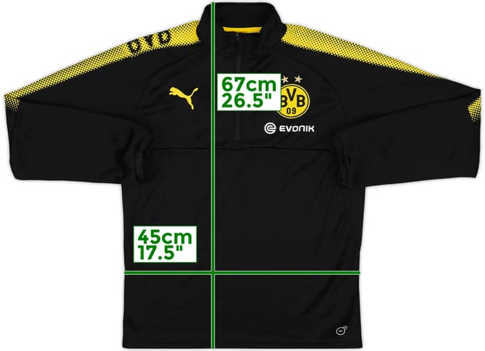 2016-17 Borussia Dortmund Puma 1/4 Zip Drill Top - 8/10 - (XL.Boys)