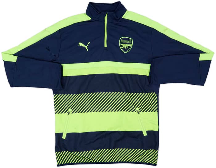 2016-17 Arsenal Puma 1/4 Zip Drill Top - 5/10 - (XL)