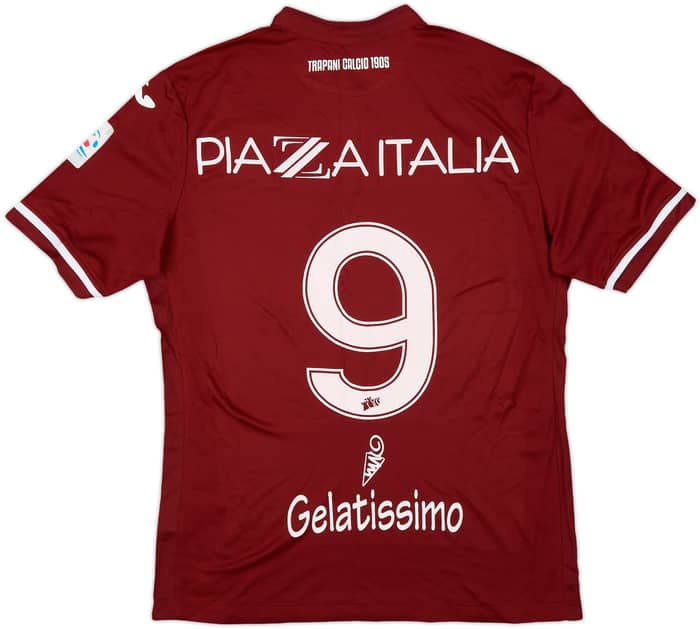 2017-18 Trapani Home Shirt #9 (L)
