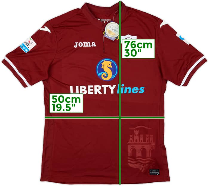 2017-18 Trapani Home Shirt #9 (L)
