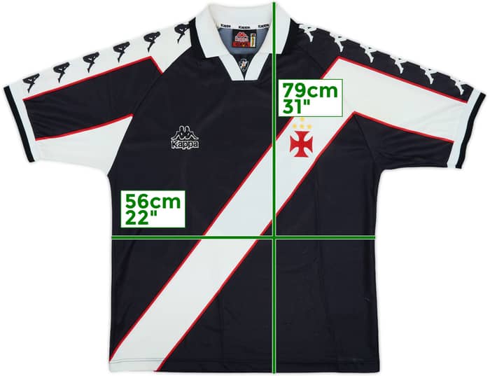 1996 Vasco da Gama Home Shirt - 6/10 - (XL)