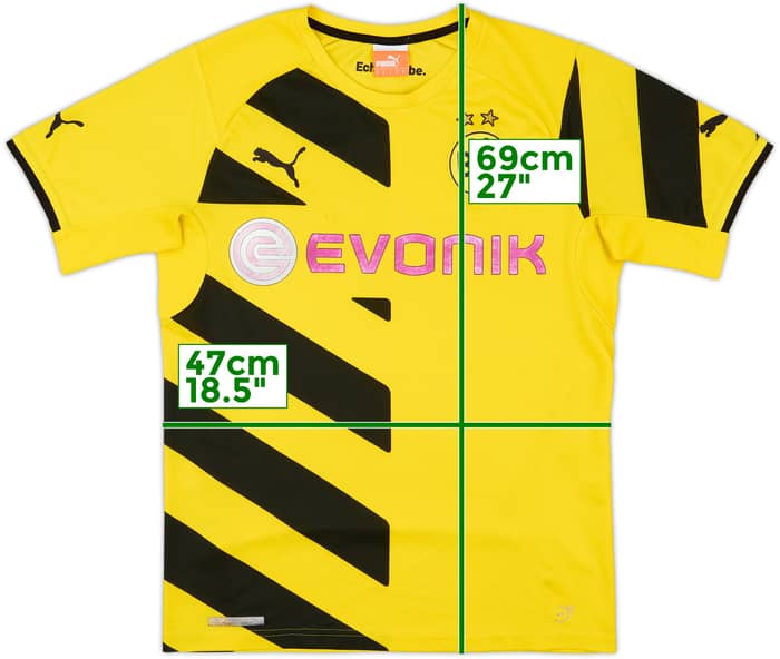 2014-15 Borussia Dortmund Home Shirt - 6/10 - (S)