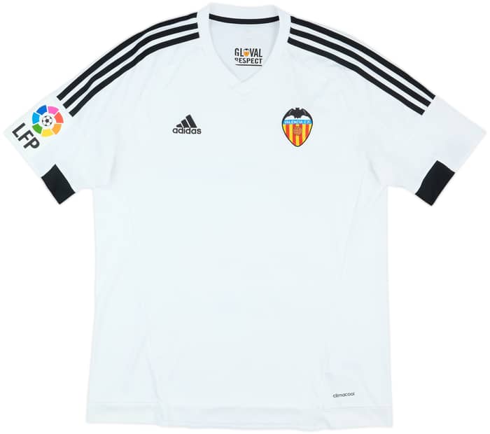 2015-16 Valencia Home Shirt - 8/10 - (L)