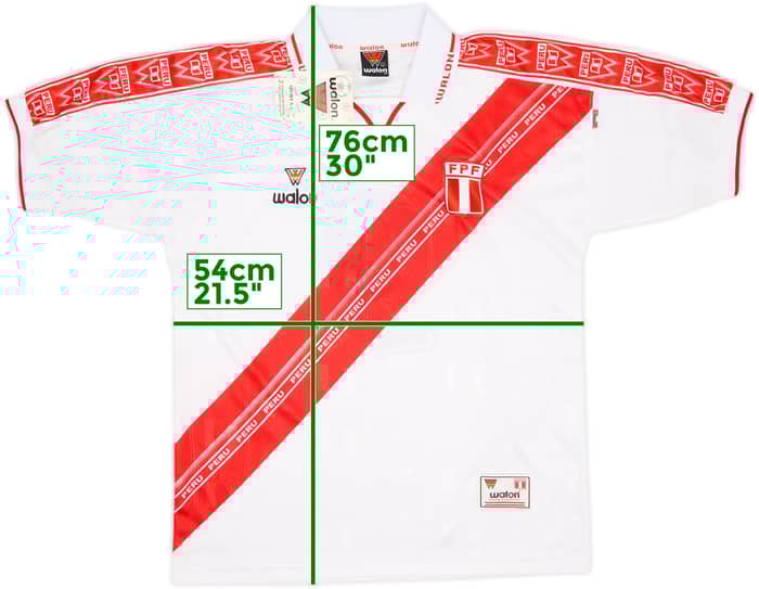 2000-01 Peru Home Shirt #9 (L)